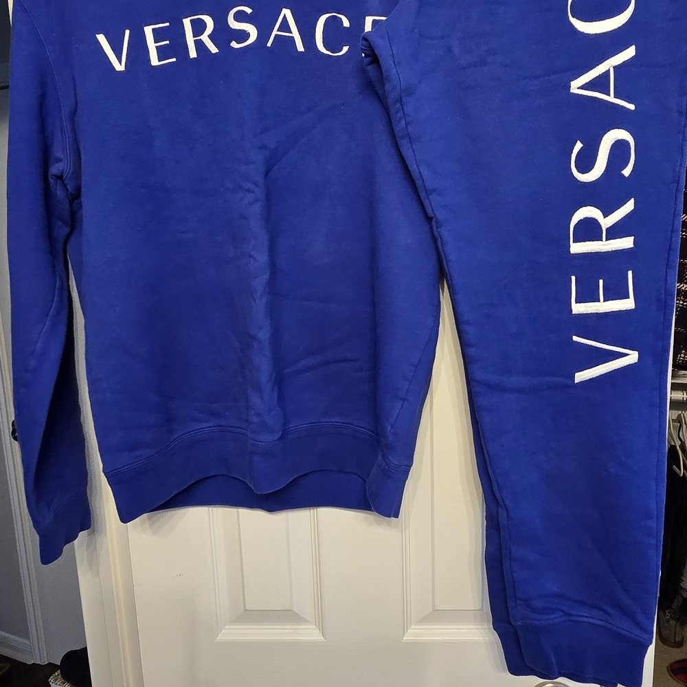 Versace Royal Blue Lounge Set